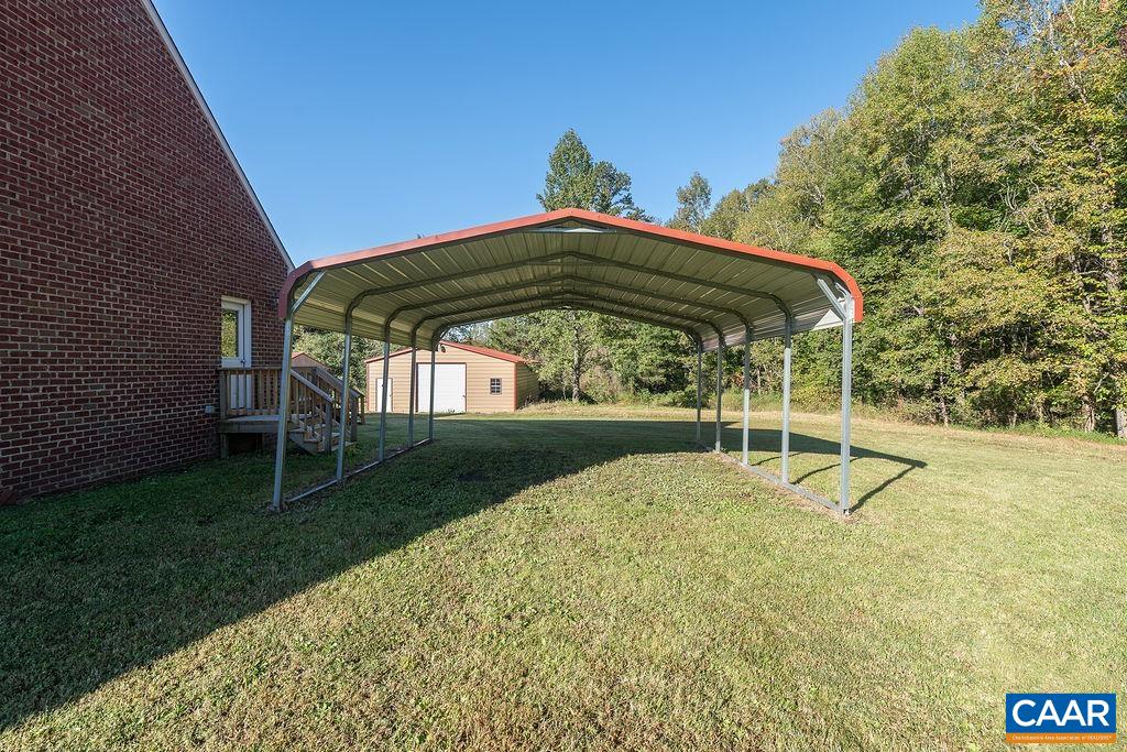 One of two carports