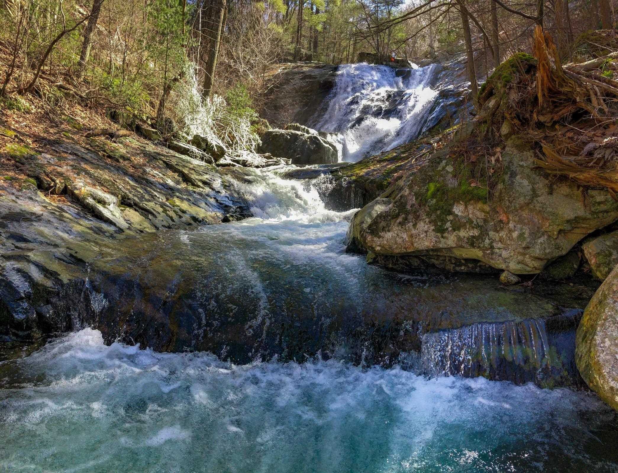 Staton Falls up along the Blue Ridge Parkway. Staton Falls up along the Blue Ridge Parkway.