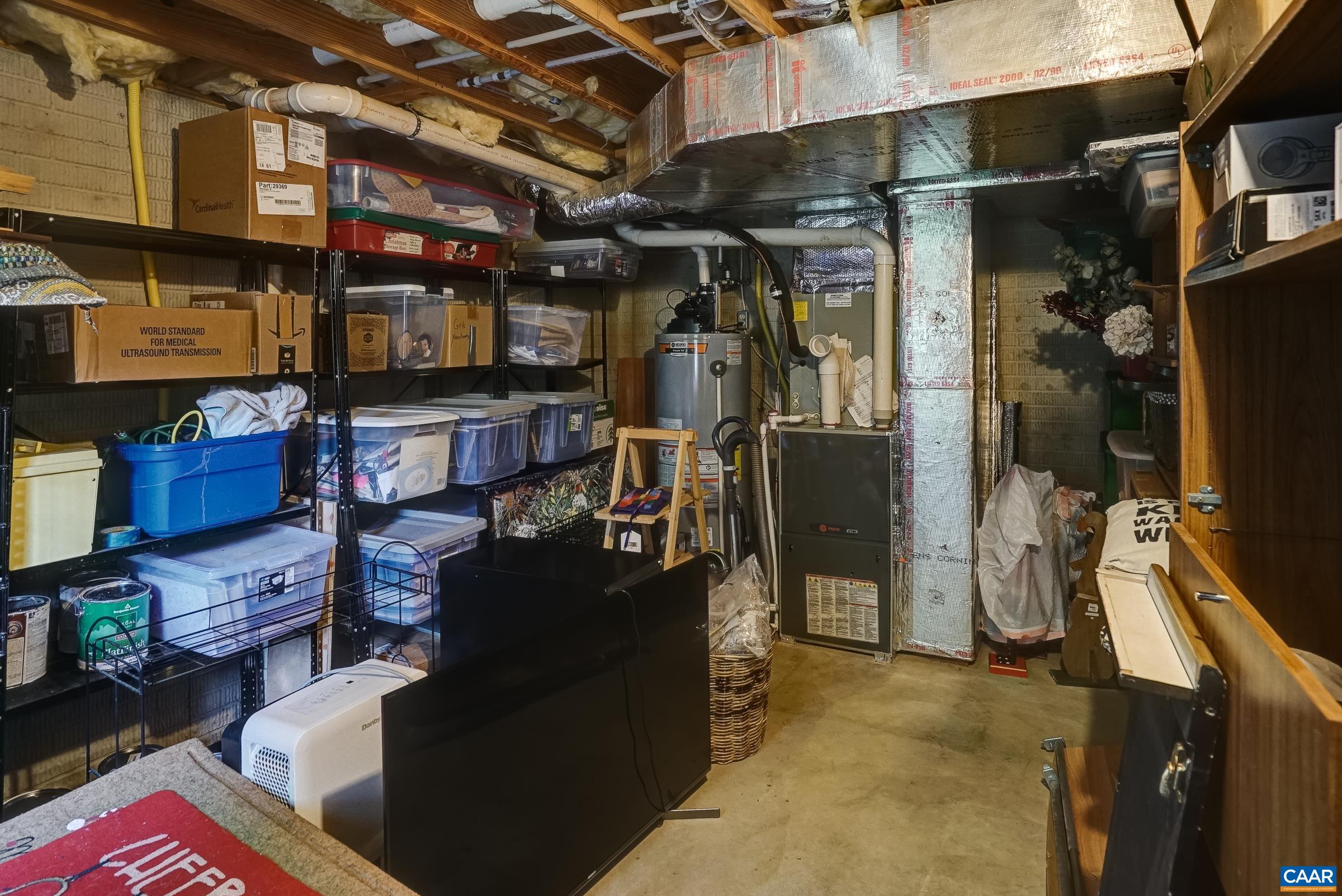 Unfinished Space in Basement Unfinished Space in Basement