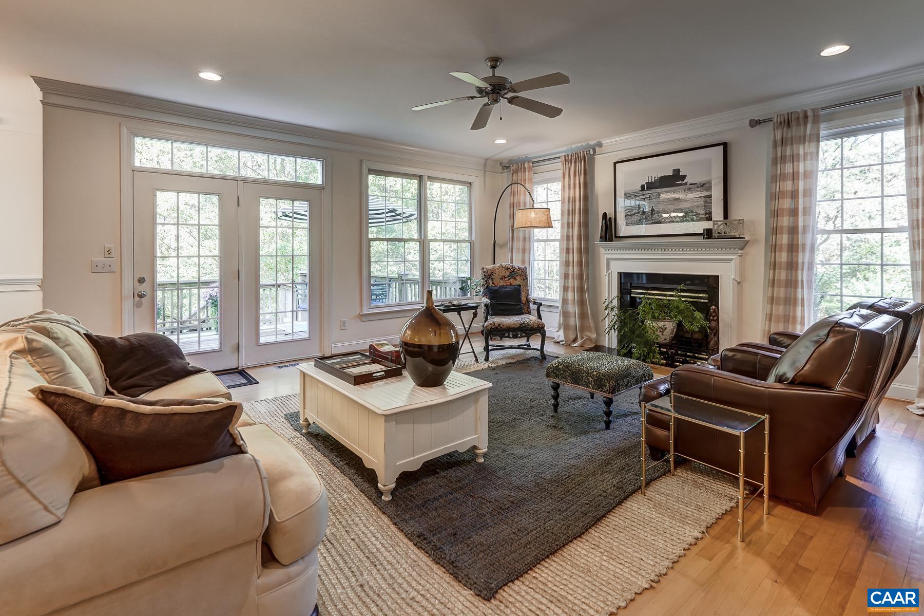 French doors lead to the great outdoor living space on the deck! French doors lead to the great outdoor living space on the deck!