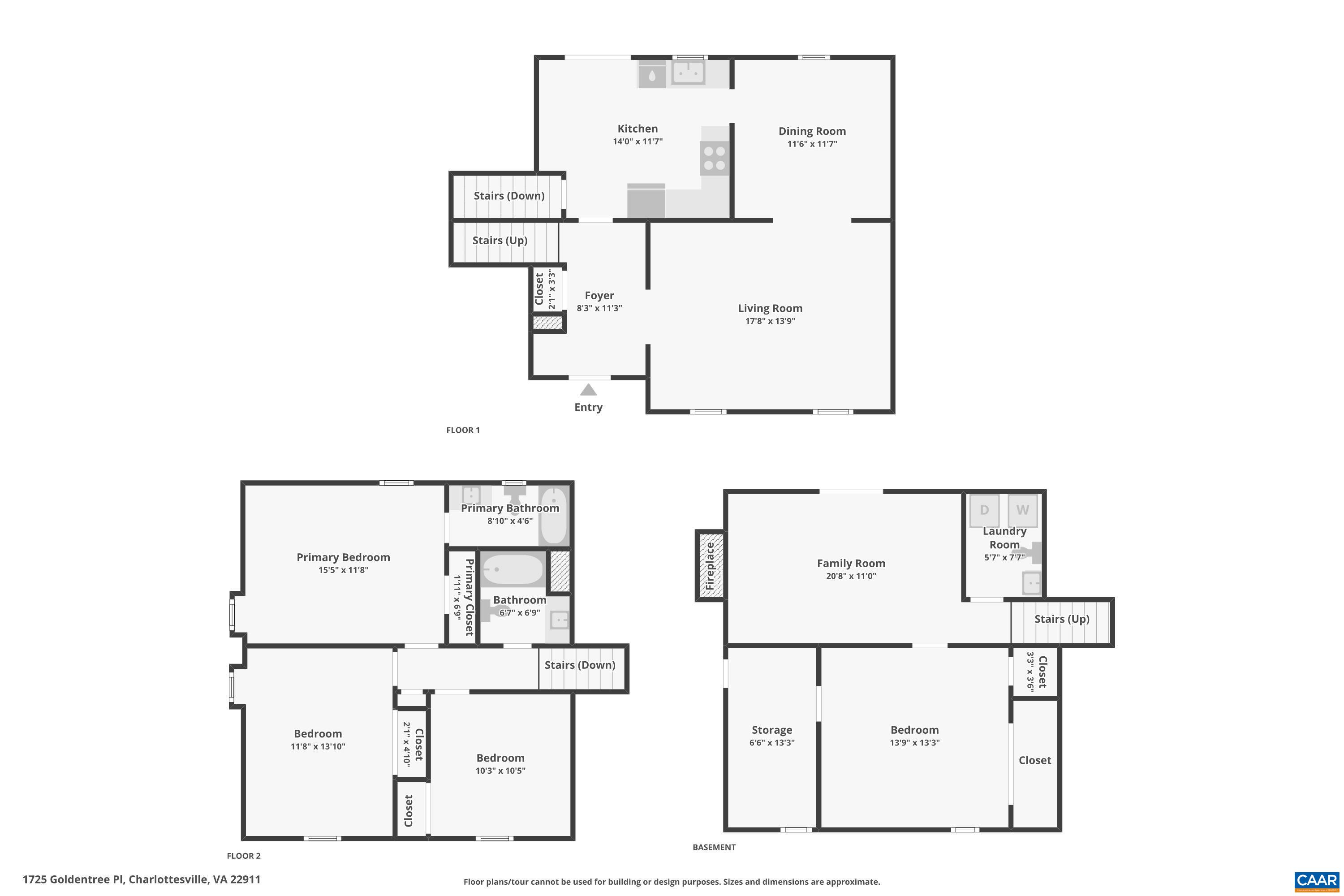 1725 GOLDENTREE PL, CHARLOTTESVILLE, Virginia 22911, 4 Bedrooms Bedrooms, ,2 BathroomsBathrooms,Residential,1725 GOLDENTREE PL,683117 MLS # 683117