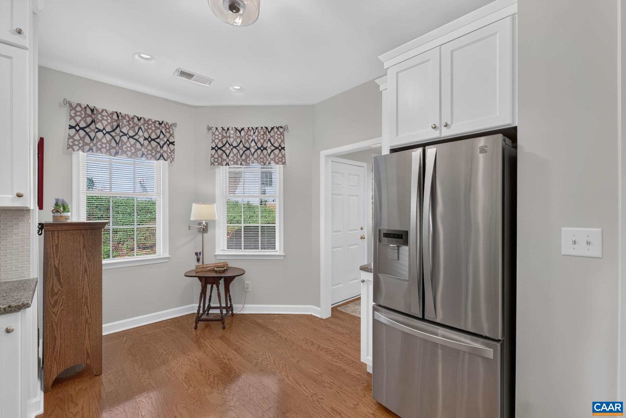 Kitchen is large enough for a cafe table, if desired. Kitchen is large enough for a cafe table, if desired.
