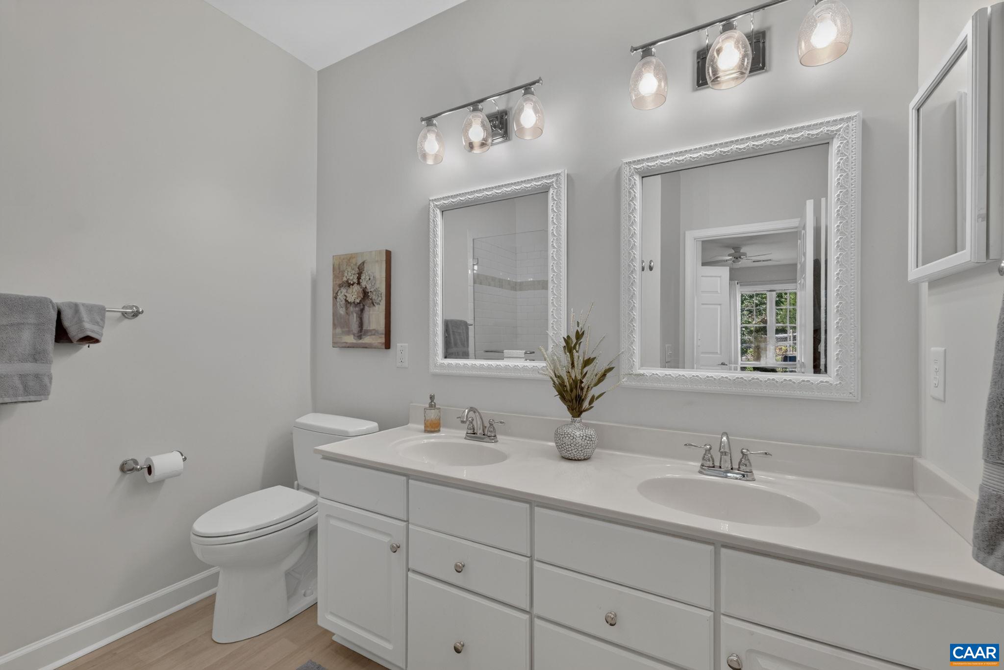 You'll love the dual sinks and ample room in the attached primary bathroom. You'll love the dual sinks and ample room in the attached primary bathroom.