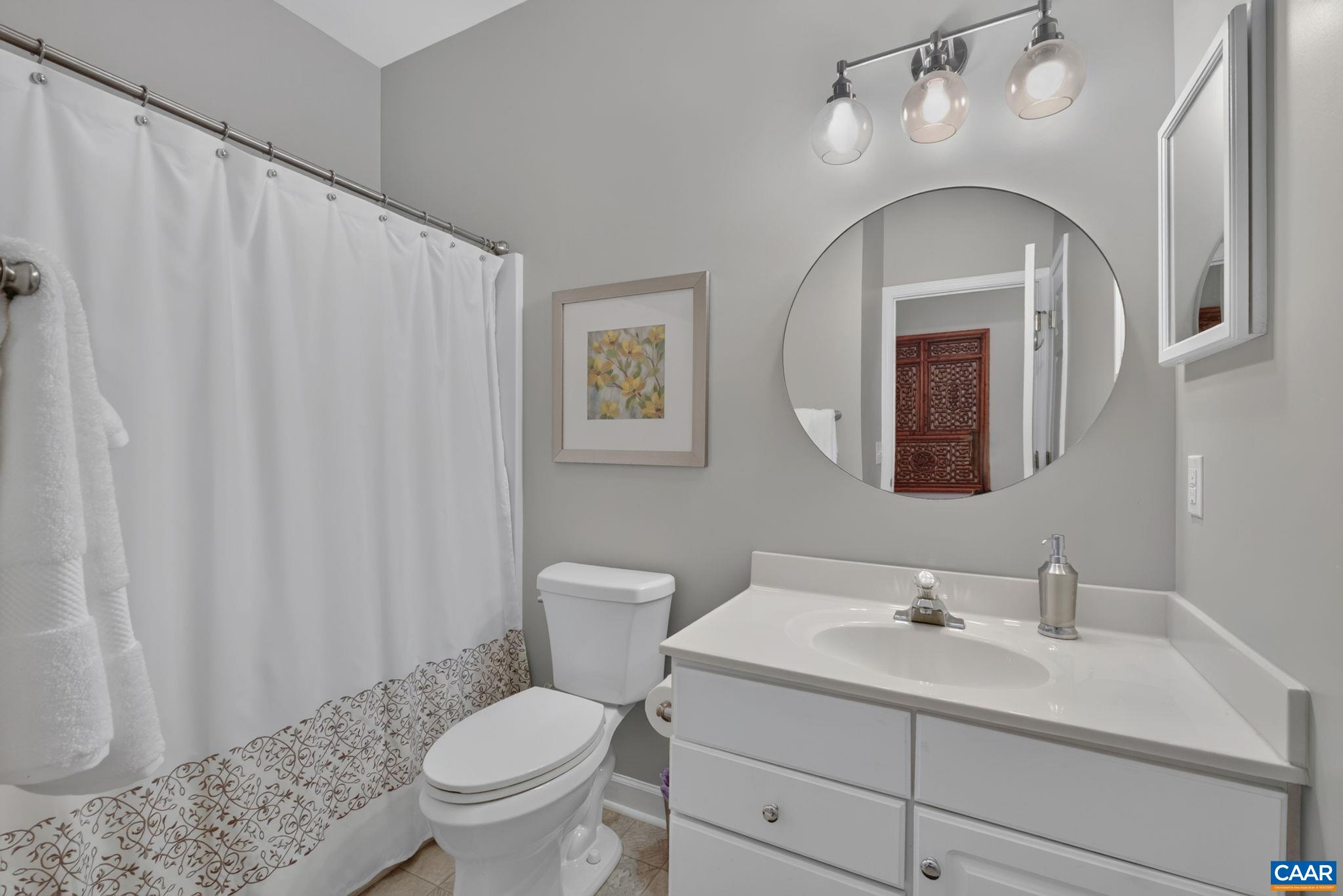 Fully functional three piece bathroom has been updated and is great for overnight guests and visitors on the main floor. It resides between the laundry room and secondary bedroom. Fully functional three piece bathroom has been updated and is great for overnight guests and visitors on the main floor. It resides between the laundry room and secondary bedroom.