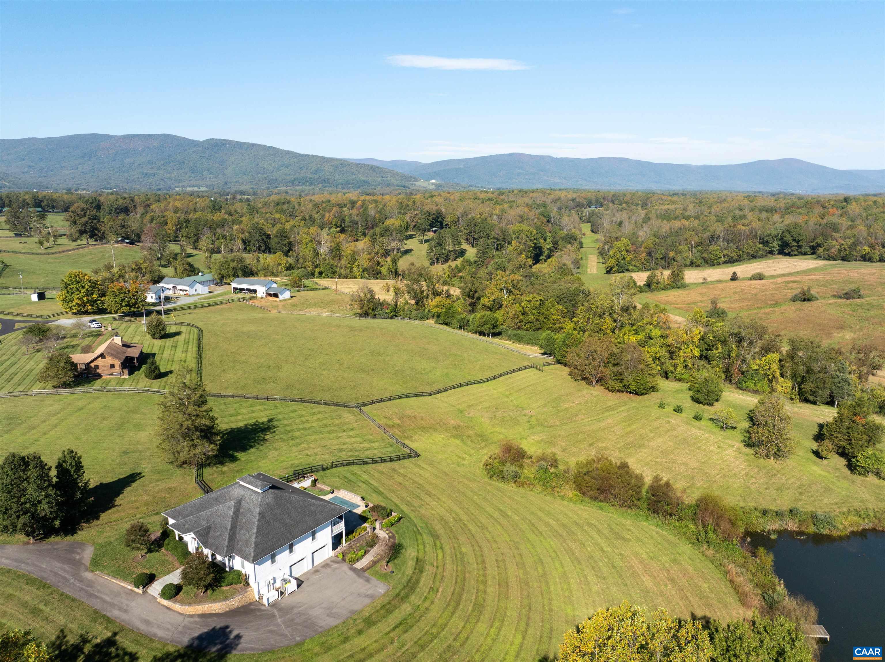 Rolling Cedar Farm in its setting: 108 acres between Ivy and White Hall in western Albemarle, about fifteen minutes from Charlottesville. Rolling Cedar Farm in its setting: 108 acres between Ivy and White Hall in western Albemarle, about fifteen minutes from Charlottesville.