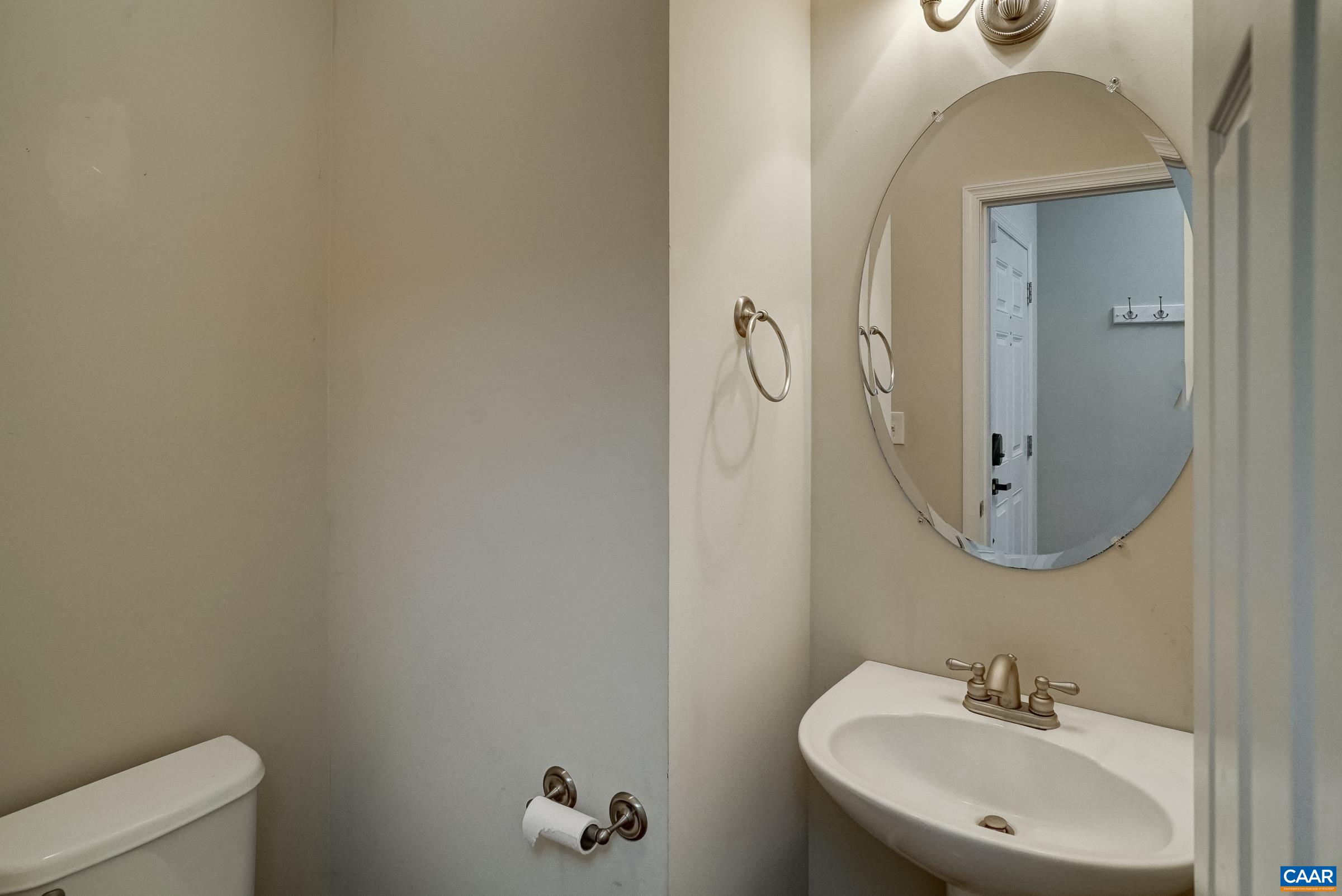 first floor powder room
