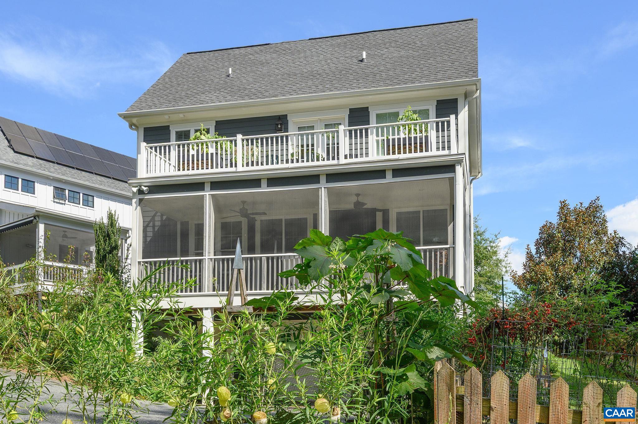 Screened Porch off Main Level & Private Balcony off Upstairs Primary Suite Screened Porch off Main Level & Private Balcony off Upstairs Primary Suite