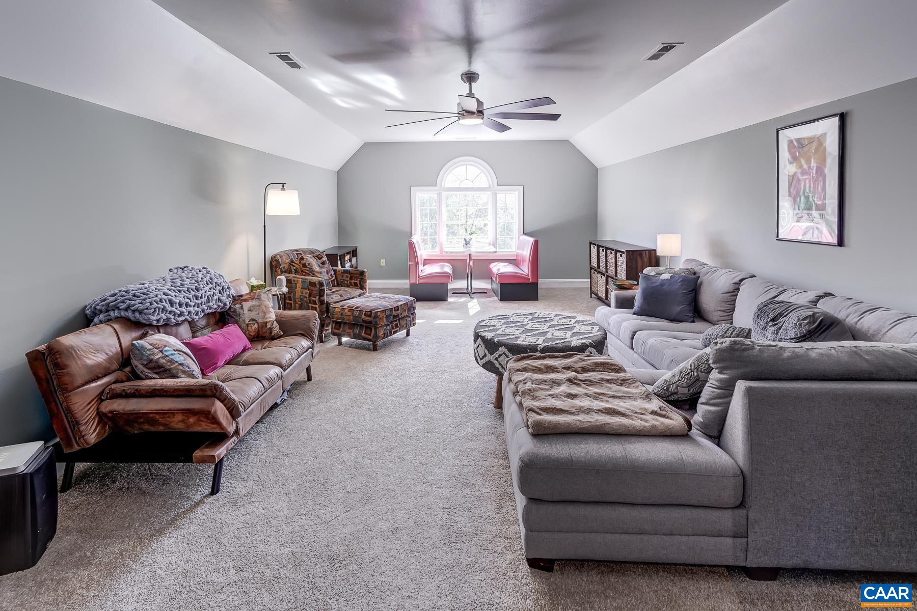 Finished bonus room over garage makes a great guest bedroom. Finished bonus room over garage makes a great guest bedroom.