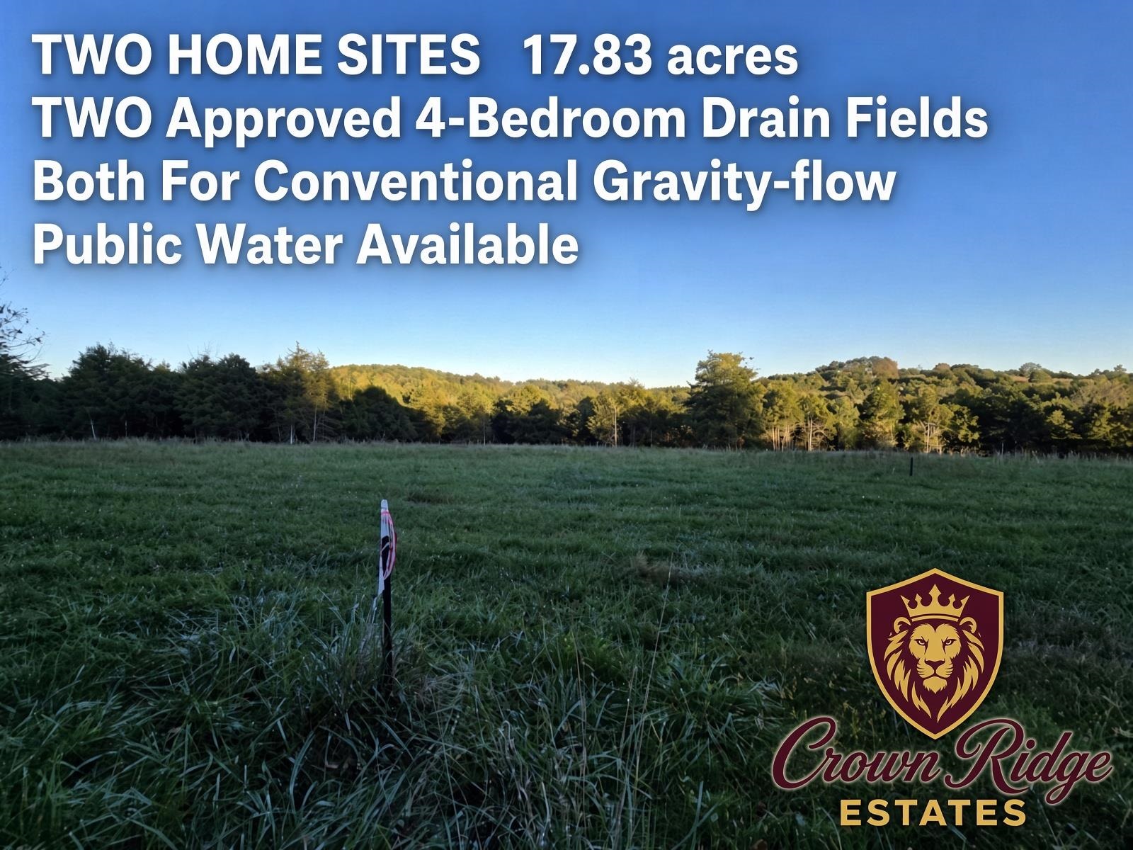 Lot 3 17.83 ac. BERRY FARM RD, STAUNTON, Virginia 24401, ,Land,2-homes permitted - Crown Ridge Estates Lot 3 17.8,Lot 3 17.83 ac. BERRY FARM RD,683524 MLS # 683524