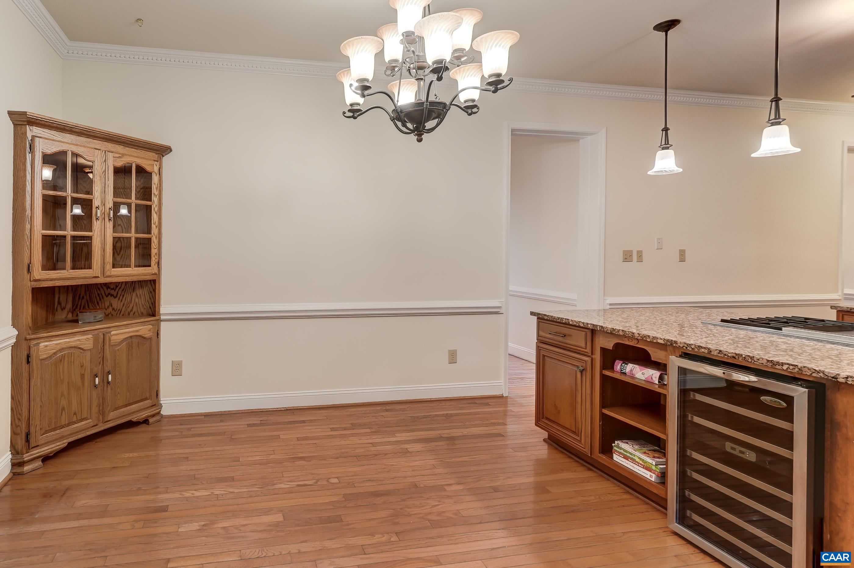 Corner hutch in breakfast nook. Corner hutch in breakfast nook.