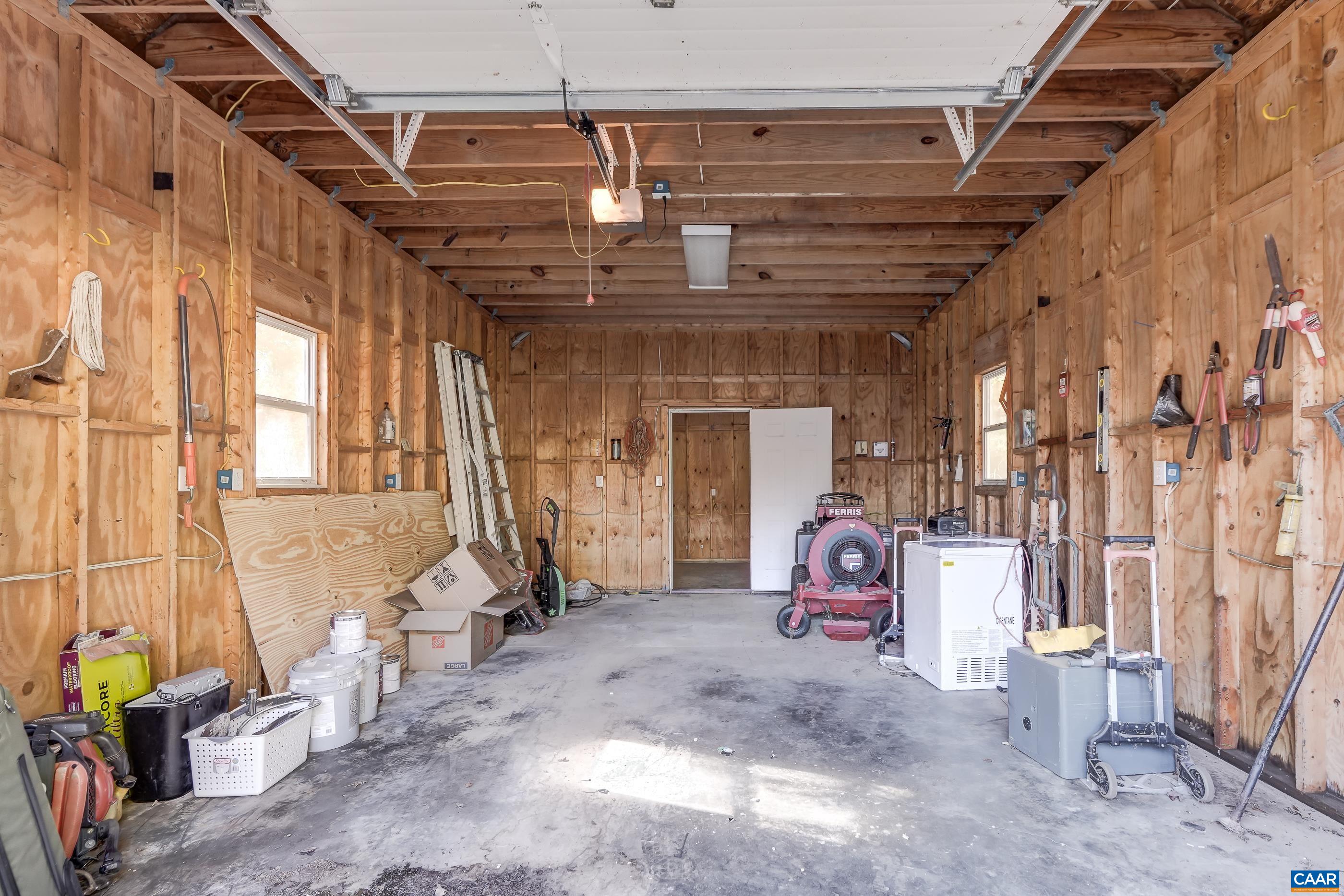 Garage interior Garage interior